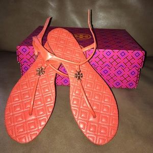 Tory Burch leather sandals. Size 8.